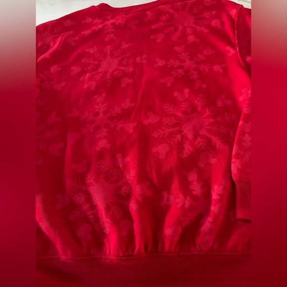 Disney Holiday Mickey Mouse Women's Juniors Size Small Graphic Fleece Sweatshirt - Picture 8 of 11